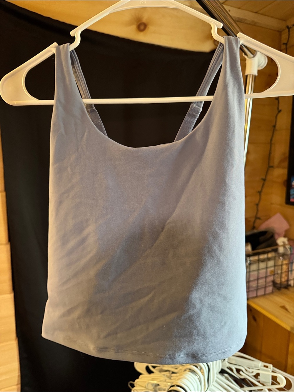 Old Navy Dusty Blue Scoop Neck Tank